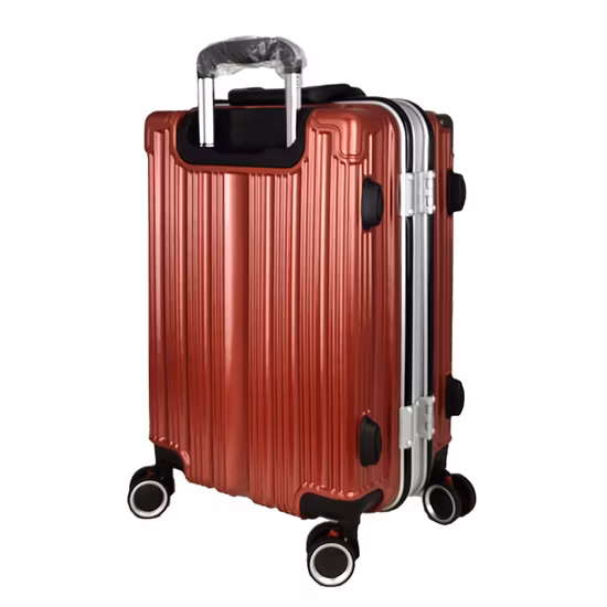 Factory Latest Lauched Silent Spinner Wheels Aluminum Frame ABS+PC Travel Trolley Luggage