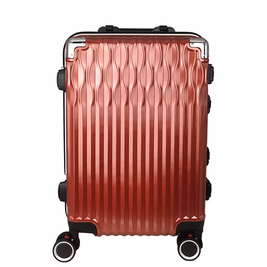 Factory Latest Lauched Silent Spinner Wheels Aluminum Frame ABS+PC Travel Trolley Luggage