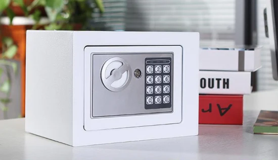 Mini caixa segura moderna da segurança de Digitas do carro do dinheiro da mobília do hotel