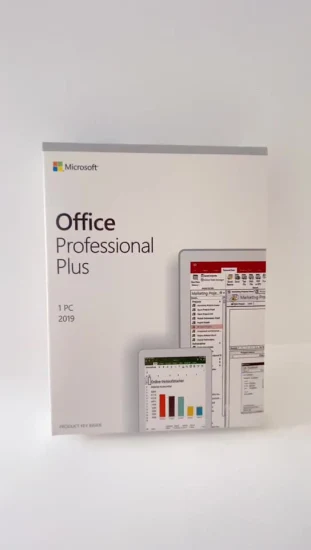 Baixe do site oficial da Microsoft Office2019 Professiona Plus Nova caixa de chave Ativação on-line A mídia USB não precisa ser instalada